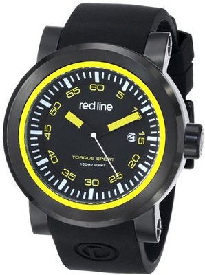 red line RL-50049-BB-01-YA Torque Sport Analog Display Japanese Quartz Black