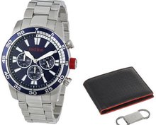 red line RL-60007-SET Cruiser Chronograph Dark Blue Dial Stainless Steel Set