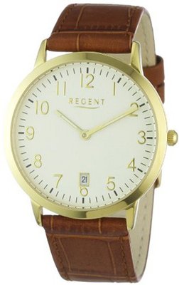 Regent Quartz 11100224 with Leather Strap