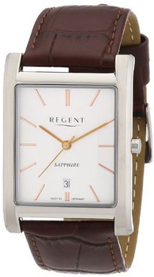Regent Quartz 11110514 with Leather Strap