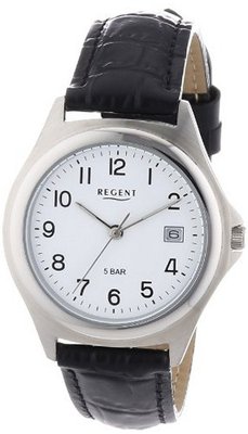 Regent Quartz 11110592 11110592 with Leather Strap