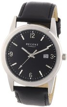 Regent Quartz 11110593 11110593 with Leather Strap