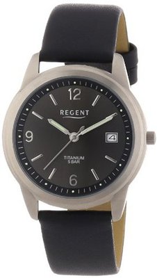Regent Quartz 11190096 with Leather Strap