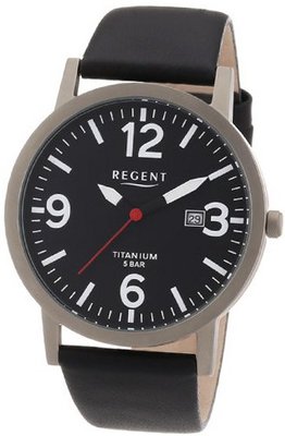 Regent Quartz 11190121 with Leather Strap