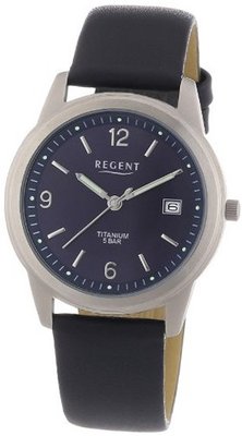 Regent Quartz 11190133 11190133 with Leather Strap