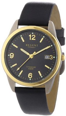 Regent Quartz 11190134 11190134 with Leather Strap
