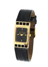R?gnier Cadrage Ladies Analog 2070212 with Black Leather Strap