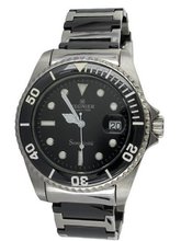 R?gnier Semplicita R1314 Stainless Steel And Black Ceramic Strap 2030132