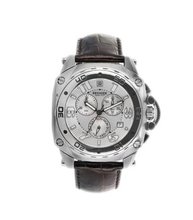 R?gnier Variya R1272 Chronograph Black Leather Strap 2040212