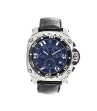 R?gnier Variya R1275 Chronograph Black Leather Strap 2040132