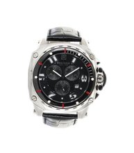 R?gnier Variya R1280 Chronograph Black Leather Strap 2040412