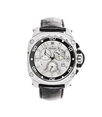 uRegnier R?gnier Variya R127 Chronograph Black Leather Strap 2040122 