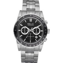 Relic by Fossil Brady Chronograph Black Dial ZR66029