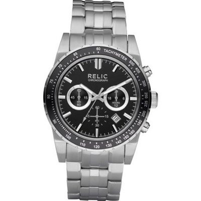 Relic by Fossil Brady Chronograph Black Dial ZR66029