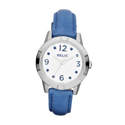 Relic by Fossil Payton Geometric Blue Leather ZR12032