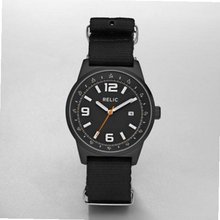 RELIC Kennedy Black Dial Nylon