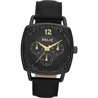 Relic Ladies "Aubrey" Black leather strap (Black)