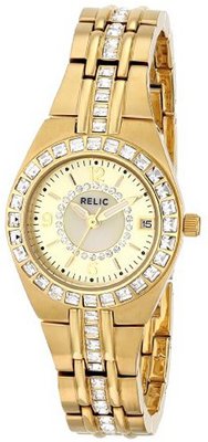 Relic ZR11778 Analog Display Analog Quartz Gold