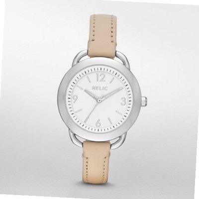 Relic ZR12064 Analog Display Analog Quartz Beige