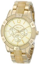 Relic ZR15694 Analog Display Analog Quartz Gold