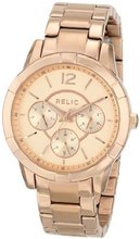Relic ZR15698 Analog Display Analog Quartz Pink
