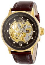 Relic ZR77241 Analog Display Analog Quartz Brown