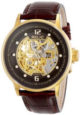 Relic ZR77241 Analog Display Analog Quartz Brown