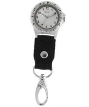 Silver Dial Black Nylon Pocket