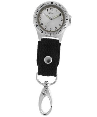 Silver Dial Black Nylon Pocket