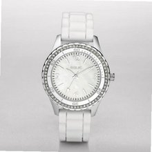 Zoe White Silicone Strap