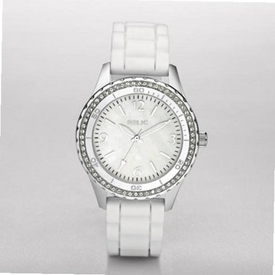 Zoe White Silicone Strap