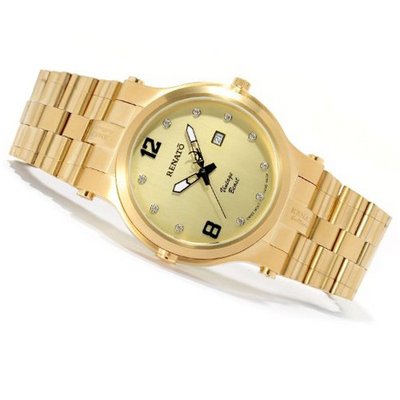 Renato Vintage Beast 50VY-CH Limited Edition Swiss Brown Dial Goldtone