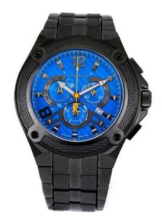uRenato Watches Renato Cougar RXB-B Swiss Chronograph Blue Dial 1000ft Diver 