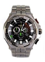 Renato Big Mostro 55MOG-A Swiss Chronograph Black Dial Divers Bracelet