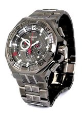 Renato Big Mostro 55MOG-GU Swiss Chronograph Gunmetal Dial Divers Bracelet