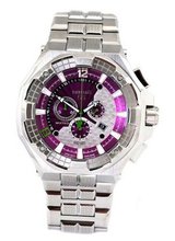 Renato Big Mostro 55MOS-P Swiss Chronograph Purple Dial Stainless Steel