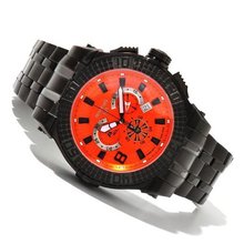 Renato Buzo Swiss Diver Chronograph All Black Orange Dial
