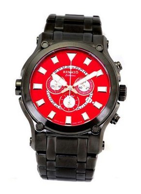 Renato Gents Calibre Robusta Swiss Made Quartz Chronograph Black IP - Numbered Limited Production. 50atm Water Resistant