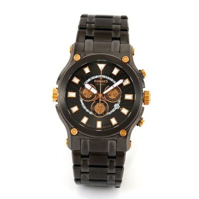 Renato Gents Calibre Robusta Swiss Made Quartz Chronograph Gun Metal IP with Rose Gold Accents - Numbered Limited Production. 50ATM Water Resistant