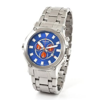 Renato Gents Calibre Robusta Swiss Made Quartz Chronograph Silvertone - Numbered Limited Production. 50atm Water Resistant
