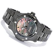Renato Limited Edition Swiss 25 Jewel Automatic Glassback Collection Gun Metal Black