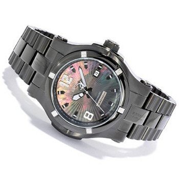 Renato Limited Edition Swiss 25 Jewel Automatic Glassback Collection Gun Metal Black