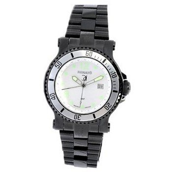 Renato - T-REX DIVER GMT Black IP with White Dial