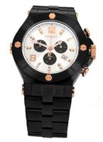 Renato Wilde Beast 50WBR-MBR Swiss Chronograph Large 50mm White Dial Black Stainless Steel