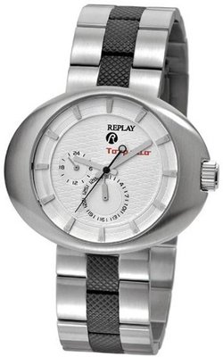 Replay RM5202AH Gents Torpedo White Dial Two Tone Bracelet