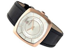 Replay RX8401BH Analog Quartz with Black Leather Strap