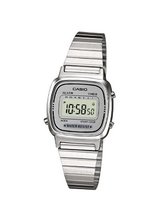 Casio LA670WEA-7EF Ladies Silver Retro Digital