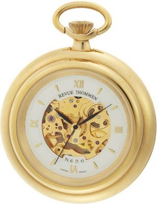 Revue Thommen 12002.3112 Pocket Hand-Winding Movement White Dial