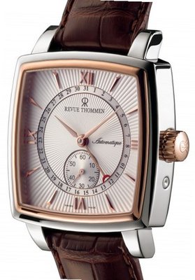 Revue Thommen Traditional Line Carré - Square Date Bicolor