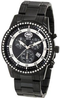 Rhino by Marc Ecko E8M052MV Stone on Metal Three-Eye Chronograph